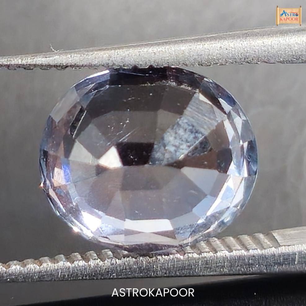 3.06 Carats Natural Blue to Purple Sapphire 8.69mm x 7.61mm x 5.05mm