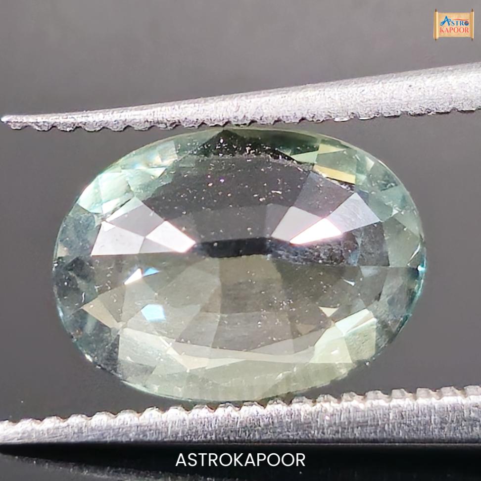 2.21 Carats Natural Teal Sapphire 9.51mm x 7.01mm x 3.69mm