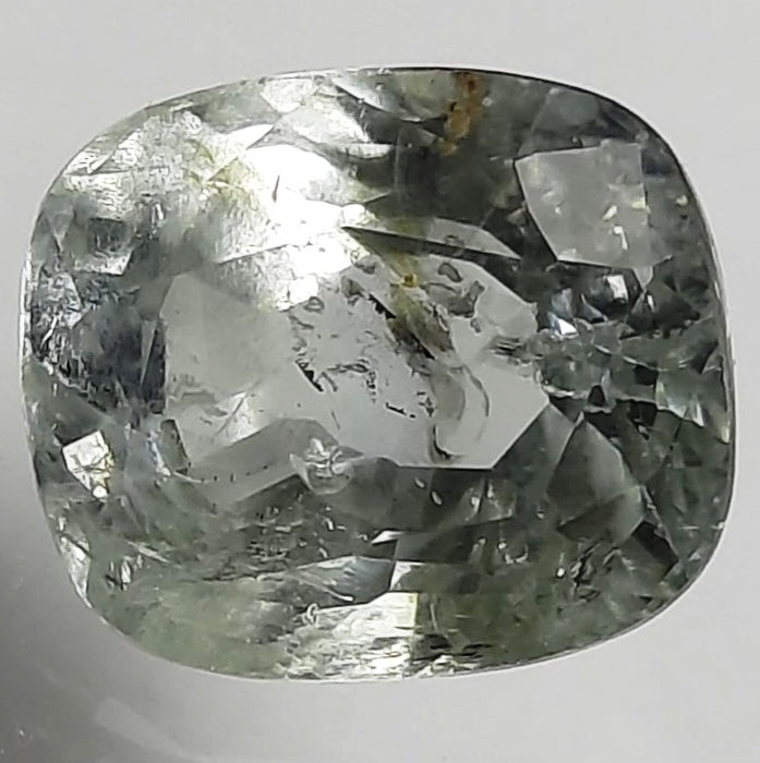 6.29 Carats Natural Green Sapphire 10.74x9.21x6.46mm