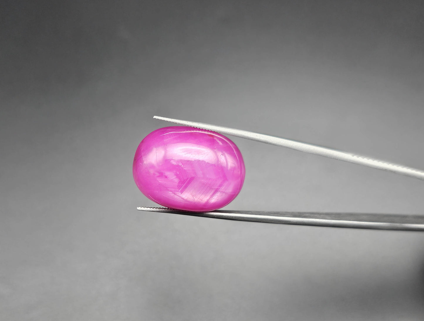 49.87 Carats Natural Johnson Mine Pinkish Red Star Ruby 26.16 x 19.68 x 8.84 mm