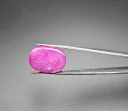 49.87 Carats Natural Johnson Mine Pinkish Red Star Ruby 26.16 x 19.68 x 8.84 mm