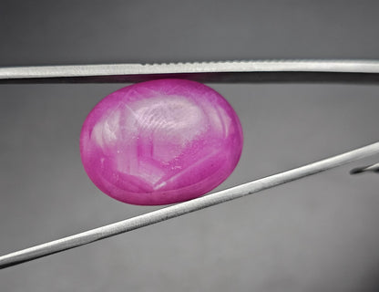 51.75 Carats Natural Johnson Mine Pinkish Red Star Ruby 24.93 x 17.58 x 10.00 mm