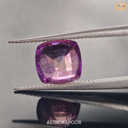 3.53 Carats Natural Purple Sapphire 9.12 mm x 7.92 mm x 6.02 mm