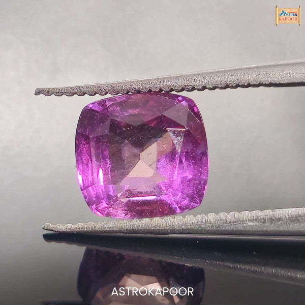 3.53 Carats Natural Purple Sapphire 9.12 mm x 7.92 mm x 6.02 mm