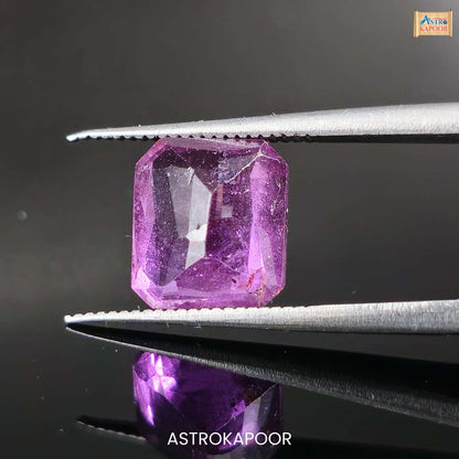 3.53 Carats Natural Purple Pink Sapphire 9.91 mm x 6.72 mm x 4.69 mm