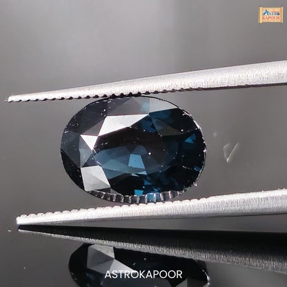 3.68 Carats Natural Blue Sapphire 10.85 mm x 7.92 mm x 4.96 mm