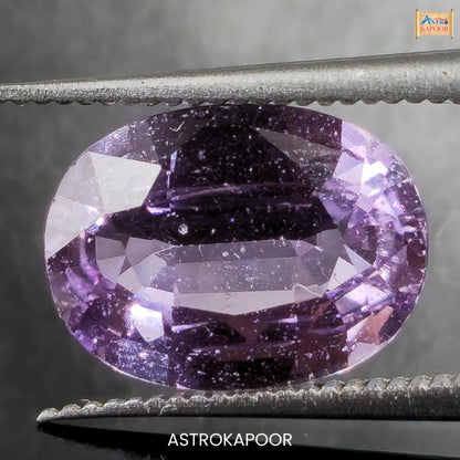 3.59 Carats Natural Violet Pink Sapphire 11.09mm x 8.25mm x 4.27mm