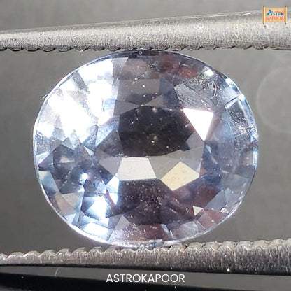 3.06 Carats Natural Blue to Purple Sapphire 8.69mm x 7.61mm x 5.05mm