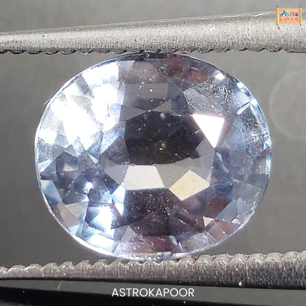 3.06 Carats Natural Blue to Purple Sapphire 8.69mm x 7.61mm x 5.05mm