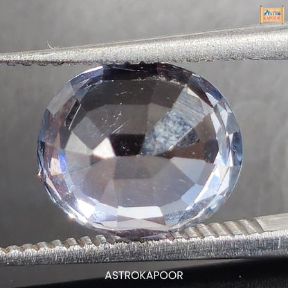 3.06 Carats Natural Blue to Purple Sapphire 8.69mm x 7.61mm x 5.05mm