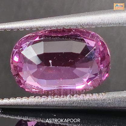 2.59 Carats Natural Purple Sapphire 9.90mm x 6.72mm x 3.87mm