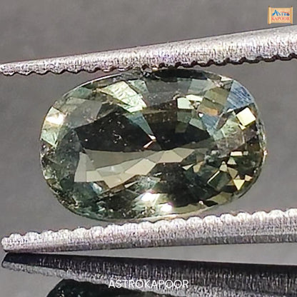 2.19 Carats Natural Bluish Green Sapphire 8.90mm x 5.93mm x 4.27mm