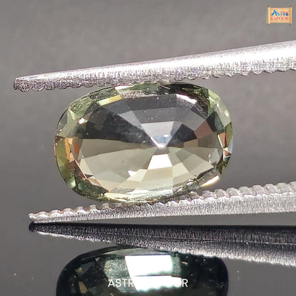 2.19 Carats Natural Bluish Green Sapphire 8.90mm x 5.93mm x 4.27mm