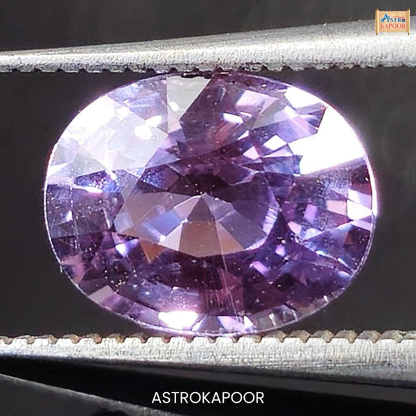 2.01 Carats Natural Purple Sapphire 8.54mm x 6.50mm x 3.59mm