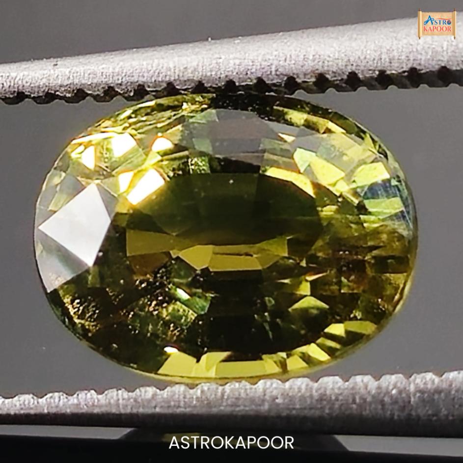 2.27 Carats Natural Bluish Green Sapphire 7.96mm x 6.09mm x 4.85mm