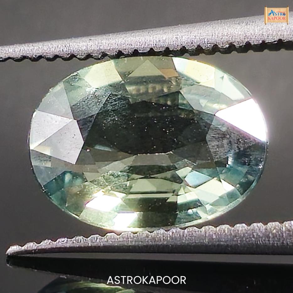 2.21 Carats Natural Teal Sapphire 9.51mm x 7.01mm x 3.69mm