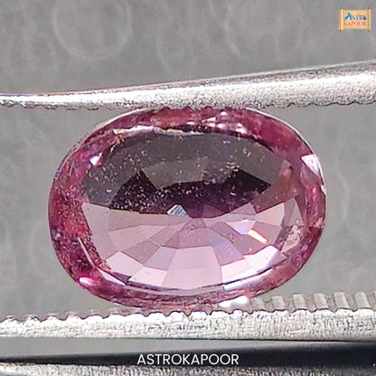 2.27 Carats Natural Orange Pink Sapphire 8.62mm x 6.30mm x 4.38mm
