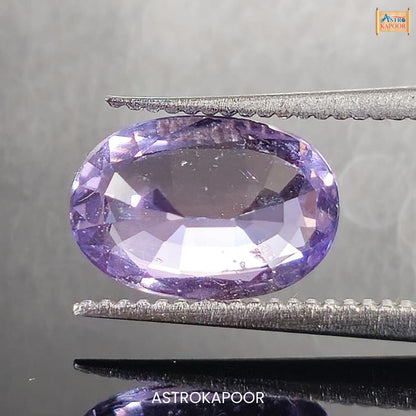 2.02 Carats Natural Violet Sapphire 9.14mm x 6.23mm x 3.93mm