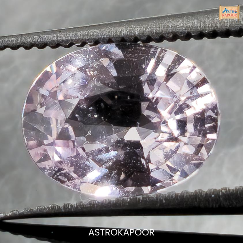 2.83 Carats Natural Pink Sapphire 9.63mm x 7.45mm x 4.75mm