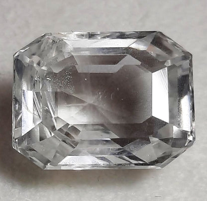 5.95 Carats Natural Colourless Sapphire 11.35x8.73x5.37mm