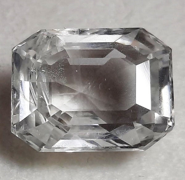 5.95 Carats Natural Colourless Sapphire 11.35x8.73x5.37mm