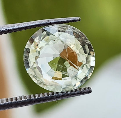 3.12 Carats Natural Green Sapphire 9.81x9.67x3.86 mm