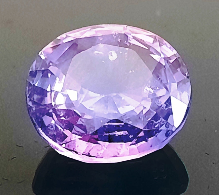 7.16 Carats Natural Purple Colour Changing Sapphire 11.30x10.72x6.9mm