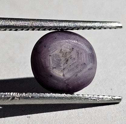 2.70 Carat Natural Dark Blue Gray Star Sapphire 7.93 x 7.23 x 4.45 mm