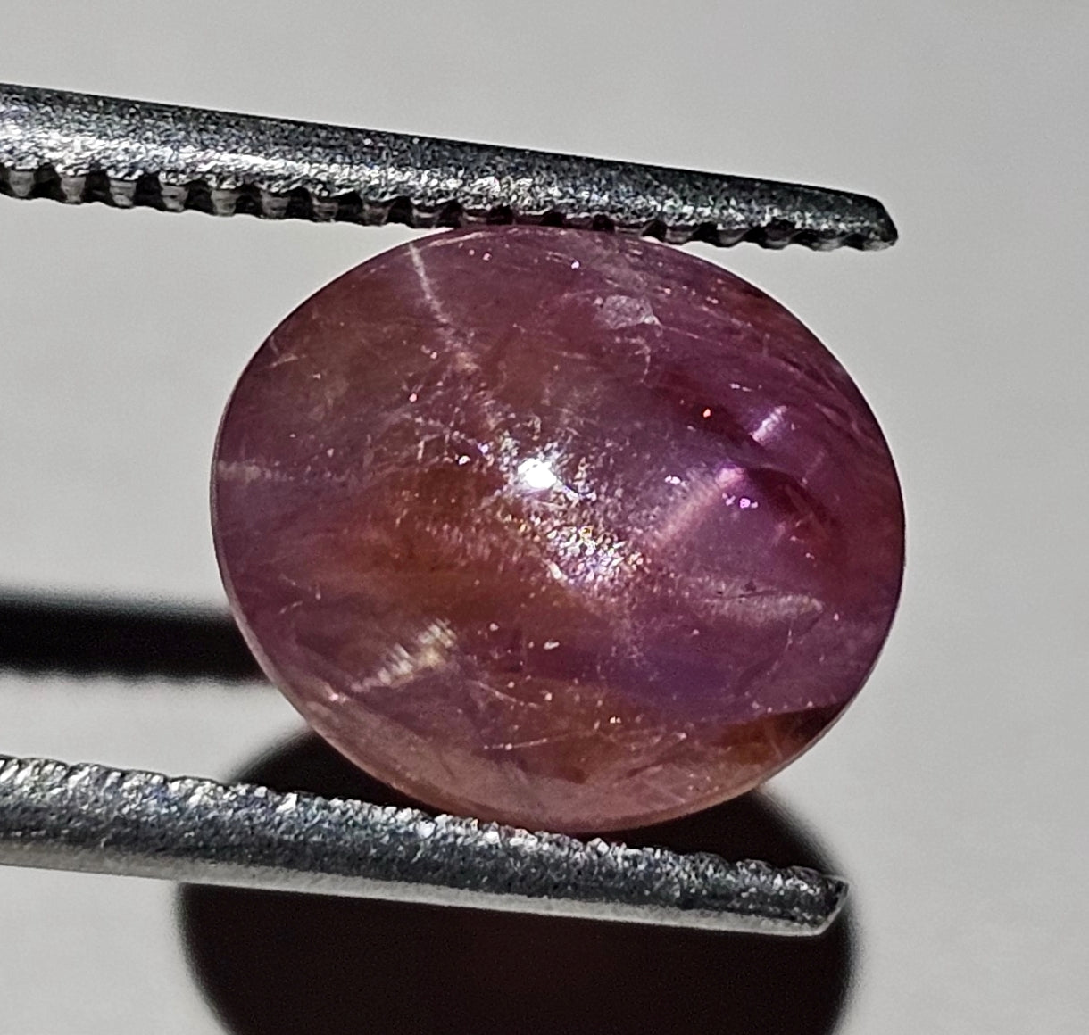 3.73 Carat Natural Wine Red Star Sapphire 8.80 x 7.75 x 5.10 mm
