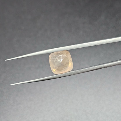 8.77 Carats Yellowish Orange Natural Sapphire 10.75 x 11.00 x 7.65 mm