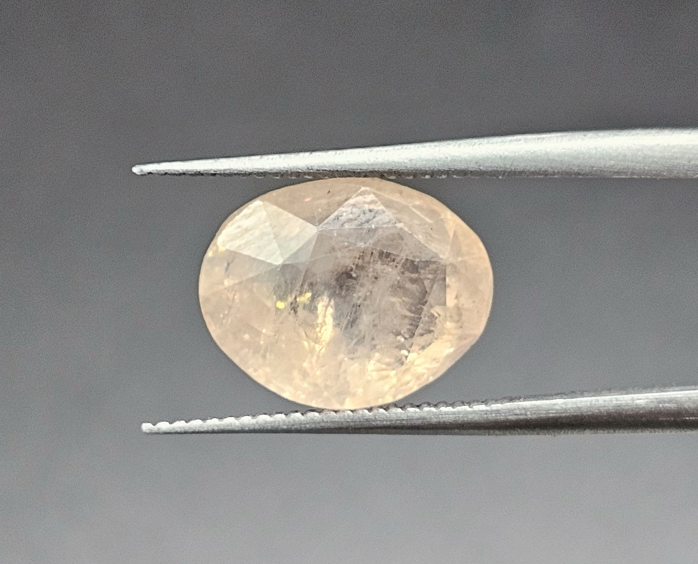 5.40 Carats Yellowish Orange Natural Sapphire 11.23 x 8.88 x 6.00 mm