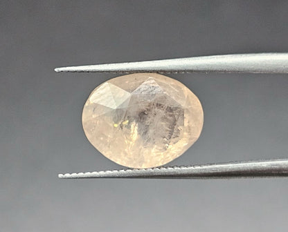 5.40 Carats Yellowish Orange Natural Sapphire 11.23 x 8.88 x 6.00 mm