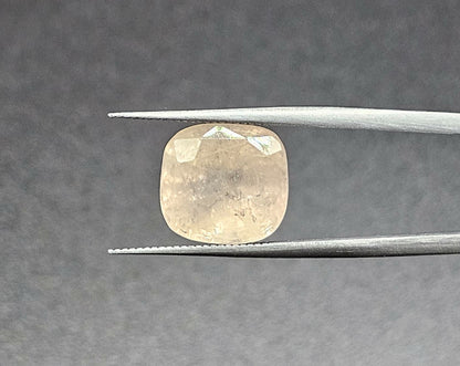 8.14 Carats Yellowish Orange Natural Sapphire 11.22 x 10.35 x 7.55 mm