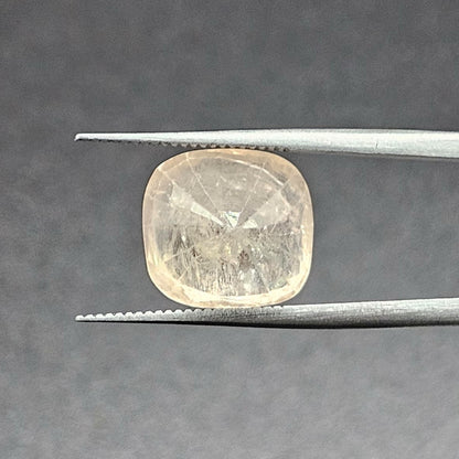 8.14 Carats Yellowish Orange Natural Sapphire 11.22 x 10.35 x 7.55 mm