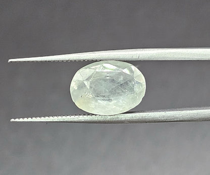4.30 Carats Light Green Natural Sapphire 11.55 X 8.24 X 4.80 mm