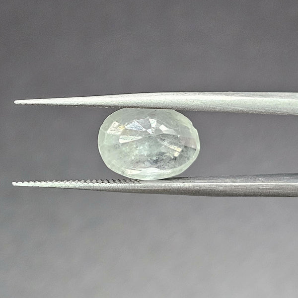 4.30 Carats Light Green Natural Sapphire 11.55 X 8.24 X 4.80 mm