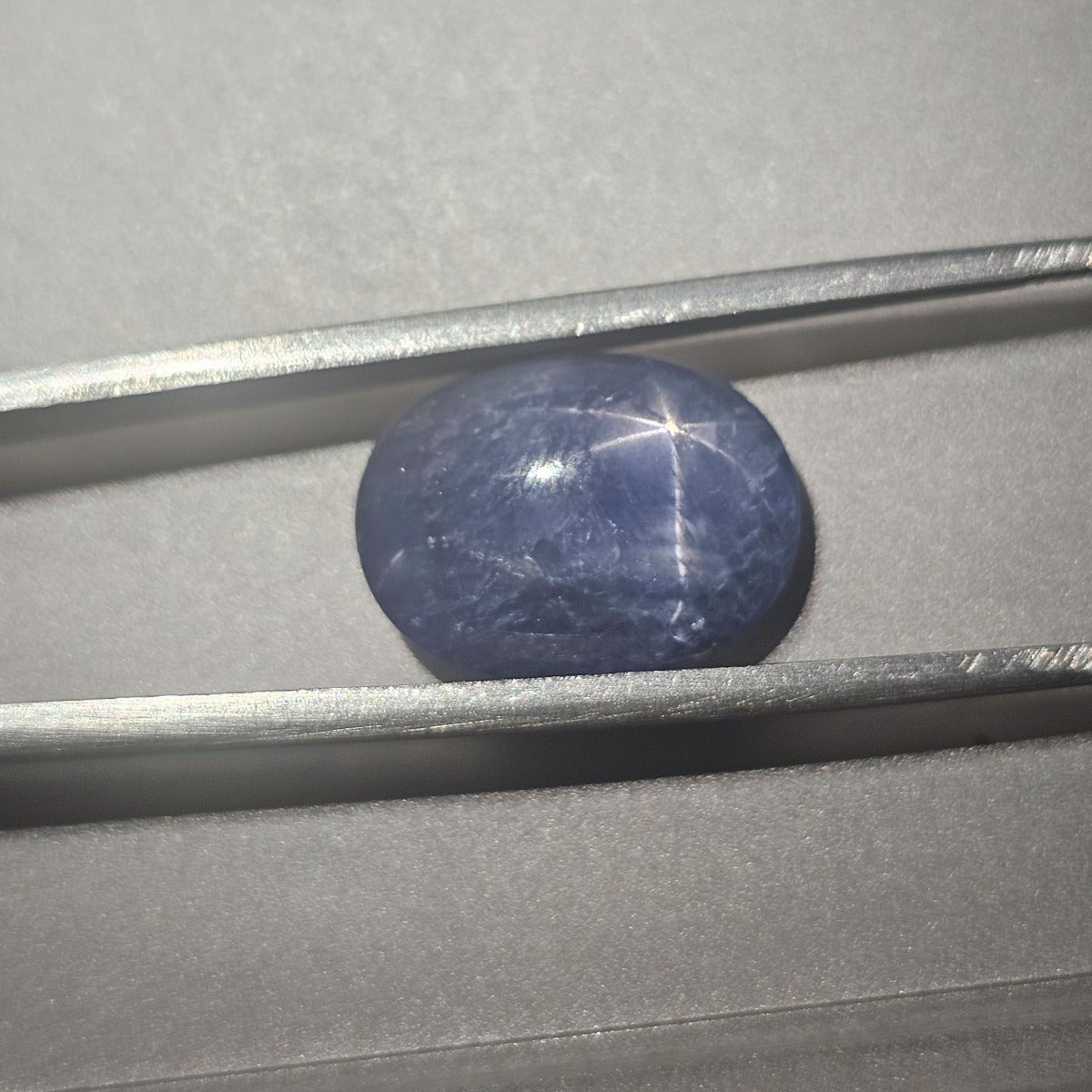 11.71 Carats Natural Blue Star Sapphire 15.53 x 11.53 x 6.47 mm