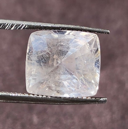 7.03 Carats Natural Colourless Sapphire 10.52 x 9.31 x 7.19 mm