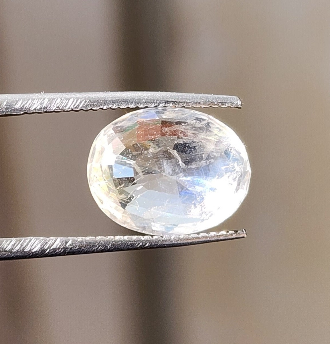 4.83 Carats Natural Colourless Sapphire 11.05 x 8.80 x 4.02 mm