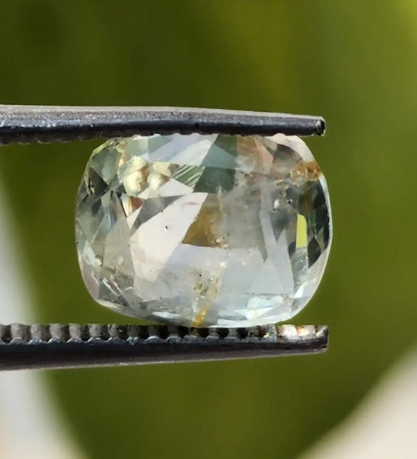 3.25 Carats Natural Olive Green Sapphire 8.13x6.84x5.77mm