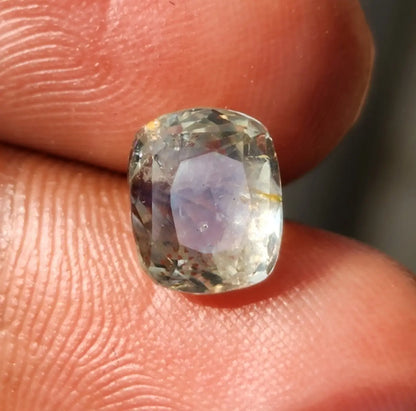 3.25 Carats Natural Olive Green Sapphire 8.13x6.84x5.77mm